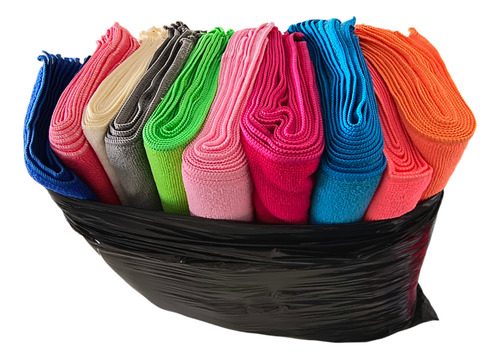 100 Trapos Microfibra Eco 40x40cm Colores