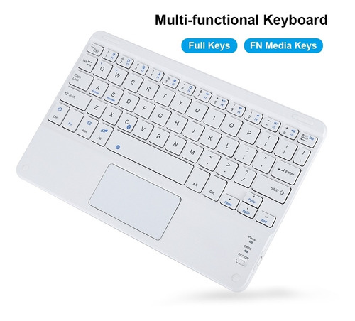 Ultra-delgado Inalámbrico Bluetooth 3.0 Teclado Con Touchpad