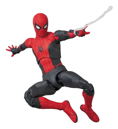 Figura De Acción Mafex 113 Spiderman Lejos De Casa