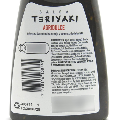 Teriyaki Tau Delta Combo 5u X320 Gr.