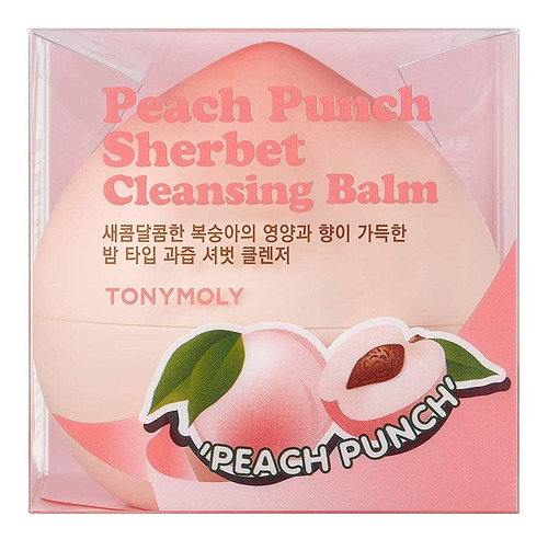 Tonymoly Peach Punch - Bálsamo Limpiador De Sorbete De 6.1 O