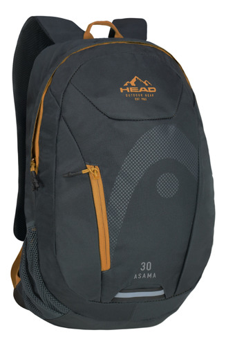 Mochila Outdoor Camping Asama 30 Gris Mostaza Head