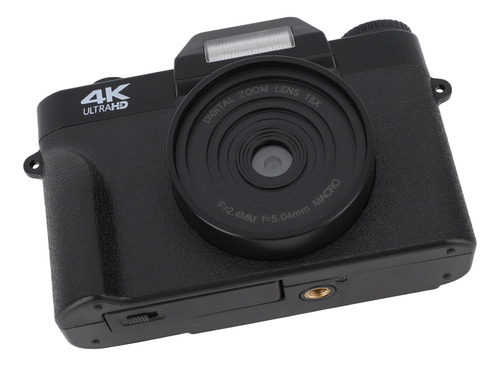 Cámara Digital 4k Hd, 48 Mp, Zoom 16x, Enfoque Automático, A