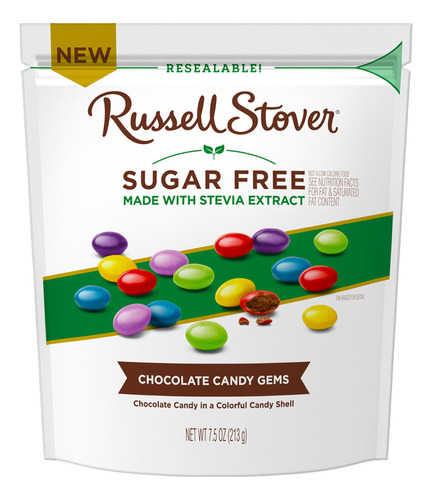 Russell Stover Gemas Recubiertas De Caramelo De Chocolate Si