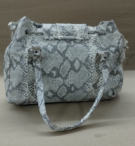 Cartera Reptil Grande 30x40 Como Nueva, Bien Cuidada!!!! Reptil Reptil Metal Reptil (Usado)