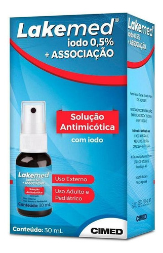 Lakemed Solução Antimicótica 30ml