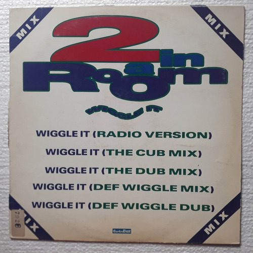 Lp Vinil 2 In A Room Wiggle It Single Mix