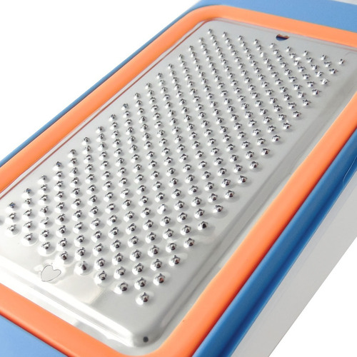 Rallador Plano De Usos Multiples Rebanador Con Deposito Color Transparente