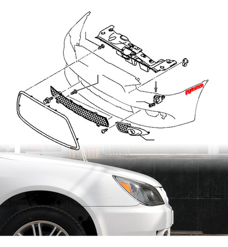 Suporte De Pára-choque Para Mitsubishi Lancer, Exceto Evo