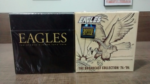 Eagles 2 Boxes C/ 13 Cds - Broadcast Colection/studio Albums