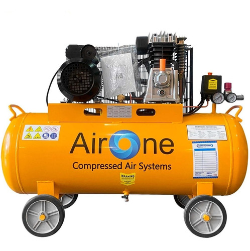 Compresor De Aire Eléctrico Airone 2hp 100litros 8bar Ruedas