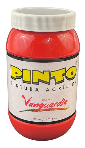 Imagen 1 de 2 de Acrílico Vanguardia Rojo 722 De 500 Ml.