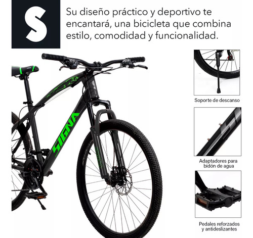 Bicicleta Montaña R29 Freno Disco Shimano 21 Velocidades