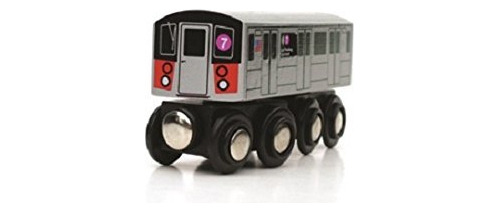 Munipals Wooden Railway Nyc Subway Car 7