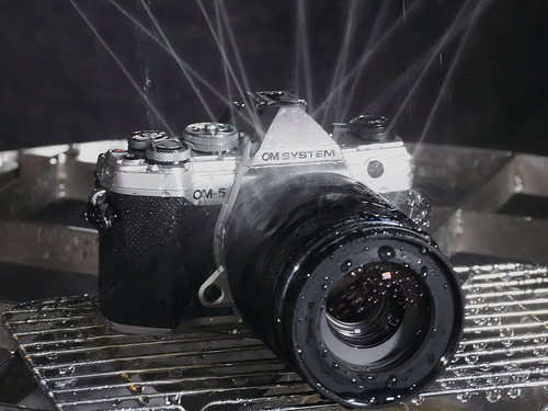 Sistema de câmera Om 5 Silver Micro Four Thirds. Cor Prata