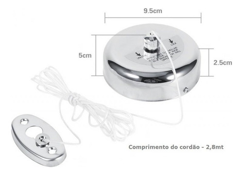 Varal Retratil Inox Hoteis Varandas Banheiro Lavanderia Box