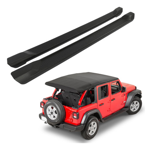 Estribo Negro Apto Para Jeep Wrangler Escalon Lateral Nerf