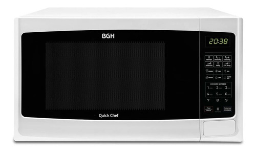 Microondas 20 Lts Digital Bgh B120db9 Quick Chef Mastronardi