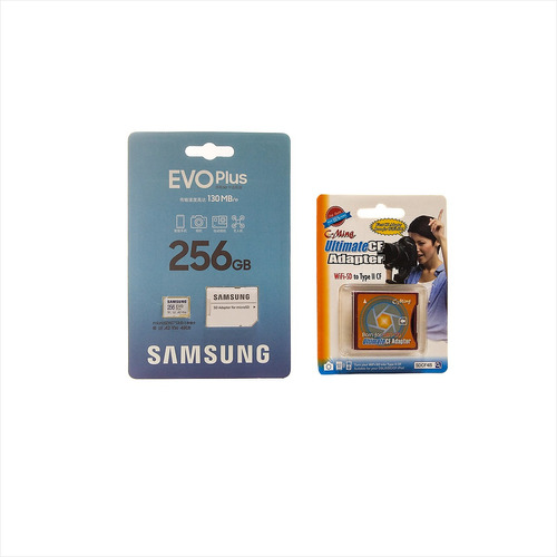 Adaptador Compact Flash Ii / Sd + Microsd 256gb Samsung | N2
