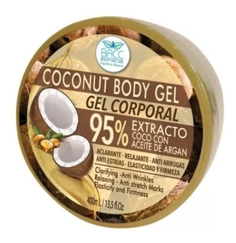 Gel Coco Aceite Argan Estrias - mL a $50