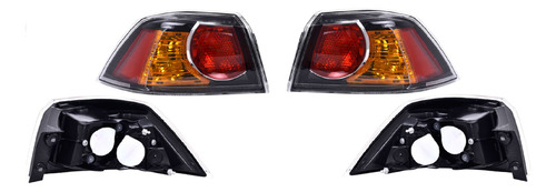 Par Calaveras Ext Mitsubishi Lancer P/2 Focos 2010 2011 Depo