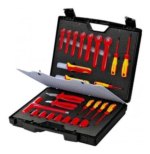 Set Maleta P /herramientas 26 Pzs. 1000v. (989912),knipex