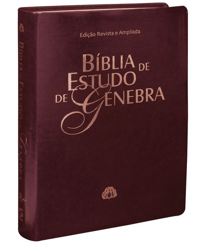 Bíblia Genebra De Estudo Grande Capa Luxo Marrom
