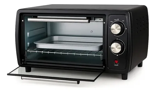Forno Elétrico Bak 10l Preto 110v Ou 220v 1000w Timer 250°c