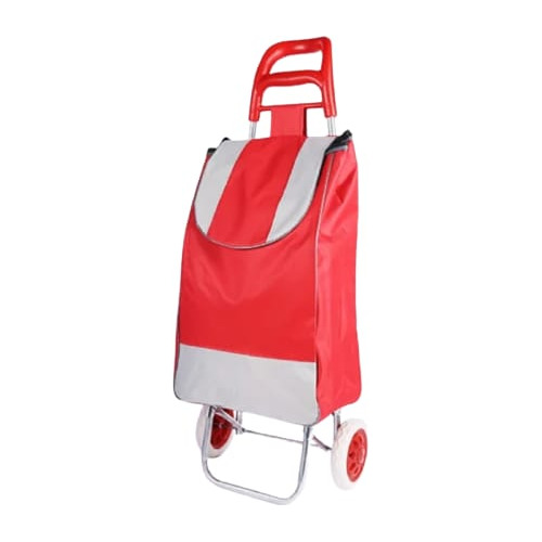 Carrito Lona Ligero Rack Mandado Rojo 