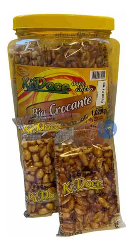 Pé De Moleque Crocante Big Ki-doce Com 20 Unidades De 51g