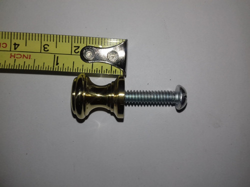 Tirador Para Gabinetes Dorado Y Cromado