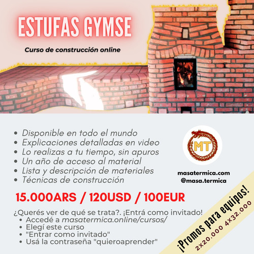 Imagen 5 de 5 de Curso Online De Construcción De Estufas Gymse