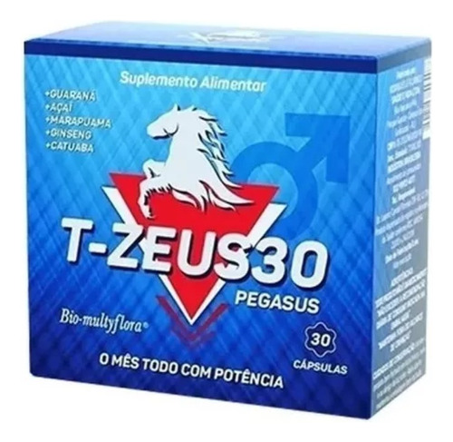 T-zeus 30 Suplemento Alimentar Multivitamínico Sabor Sem Sabor