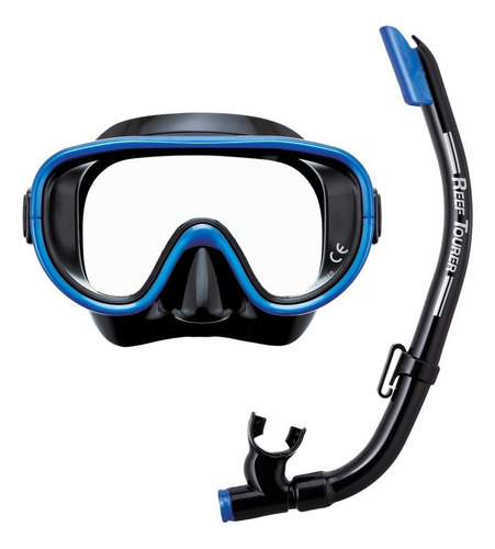 Combo Snorkel Mascara Y Tubo Para Niño Marca Reef Tourer