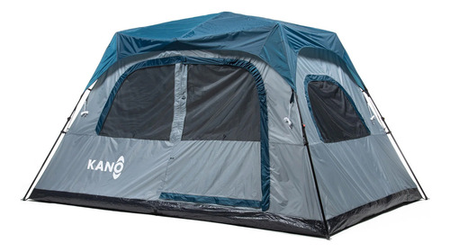 Carpa Instant Kano Camping Automática 8 Personas Impermeable Color Gris