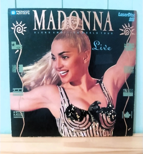 Laser Disc Laserdisc Ld Madonna  Blond Ambition World Tour 