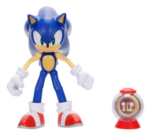 Sonic The Hedgehog Sonic + Monitor De Superanillo Jakks