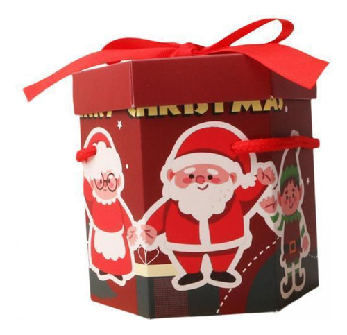 2 Caja De Regalo De Navidad, Contenedor De Dulces