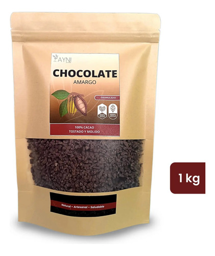 Chocolate Amargo Orgánico 1 Kg - Kg a $46560