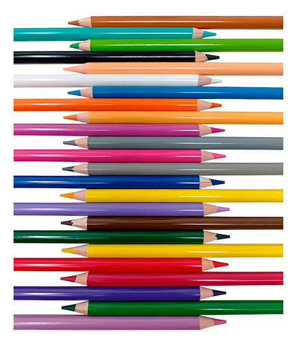Caja De 24 Lapices De Colores Mina 4 Mm Mae