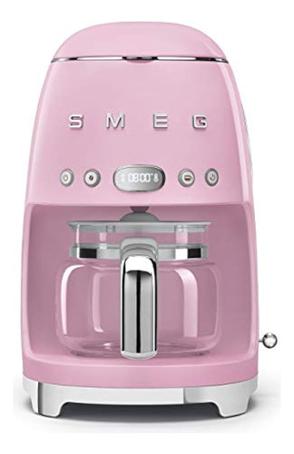 Smeg Drip Coffee Maker Pink