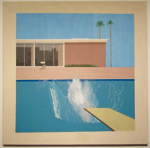 Cuadro A Bigger Splash David Hockney 60 X 60