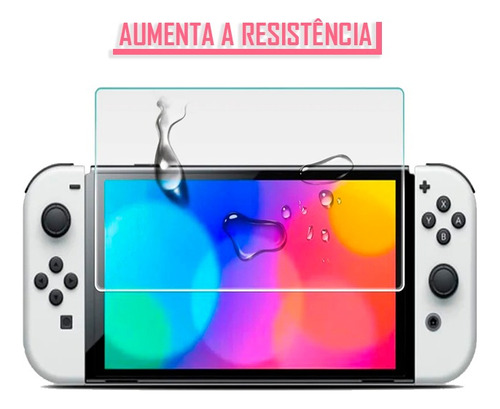 Película Anti-risco Para Display Para Nintendo Switch Oled