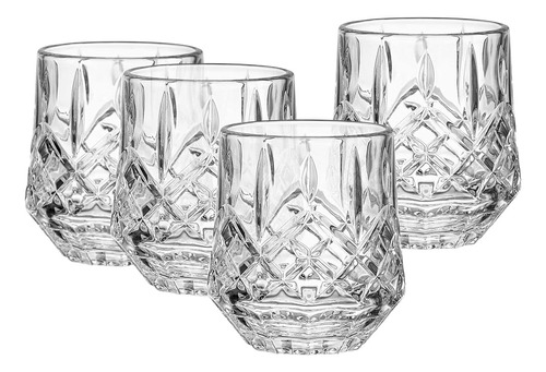 Mikasa Wesley Vasos Dobles De Whisky A La Antigua, Juego De 