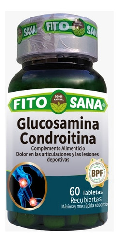 Glucosamina & Condroitina 480mg 60 Tabletas Fito Sana 