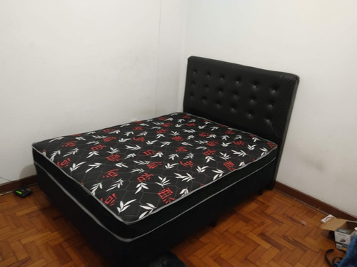 Cama Box Conjugada De Casal Colchão De 10 Cm De Altura