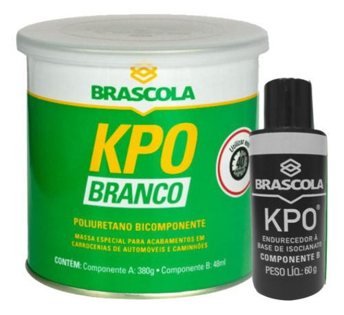 Kit 12 Massa Brascoved Kpo Branco 440g Brascola