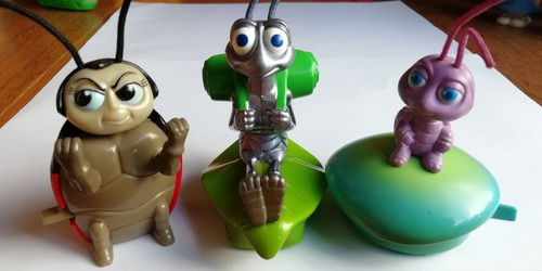 Juguetes Mcdonald's Disney Set De 3 Pixar Bichos 