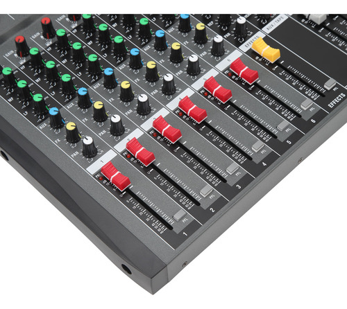 Placa De Sonido Power Mixer De 6 Canales Para Streaming