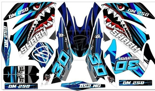 Stickers Para Moto Pulsar Ns200 Mod-186